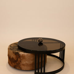 Elegant Dual Accent Table