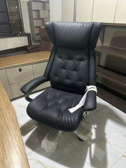 Executive Black Leather Comfort Chair