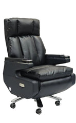 Executive Black Leather Comfort Chair