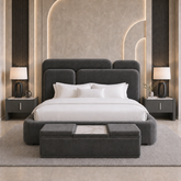 Verdant layered olive bed set by Z Galleria