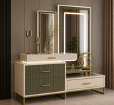 Opal Sage Vanity Console