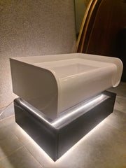 FLOATING DRAWERS LUXURY SIDETABLES.(PAIR)