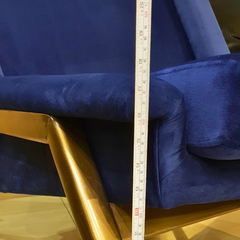 Accent lounge chair side profile