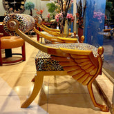 Throne Chair Cheetah Print