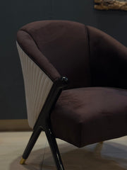 Mid-Century Wingback Accent Chair