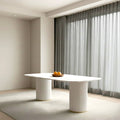 Minimal Pedestal Dining Table by Z Galleria