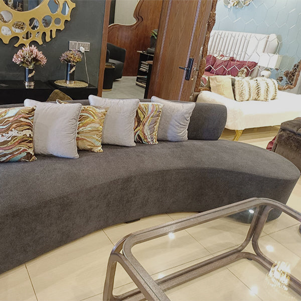 Curve Lounge 10-Seater Sectional Sofa styled in a living room
