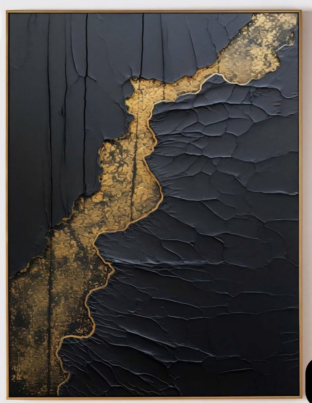 Textured Gold Passage Wall Art by Z Galleria