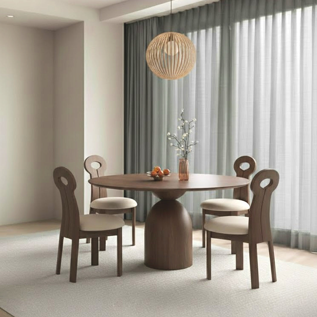Minimalist Wooden Dining Set by Z Galleria