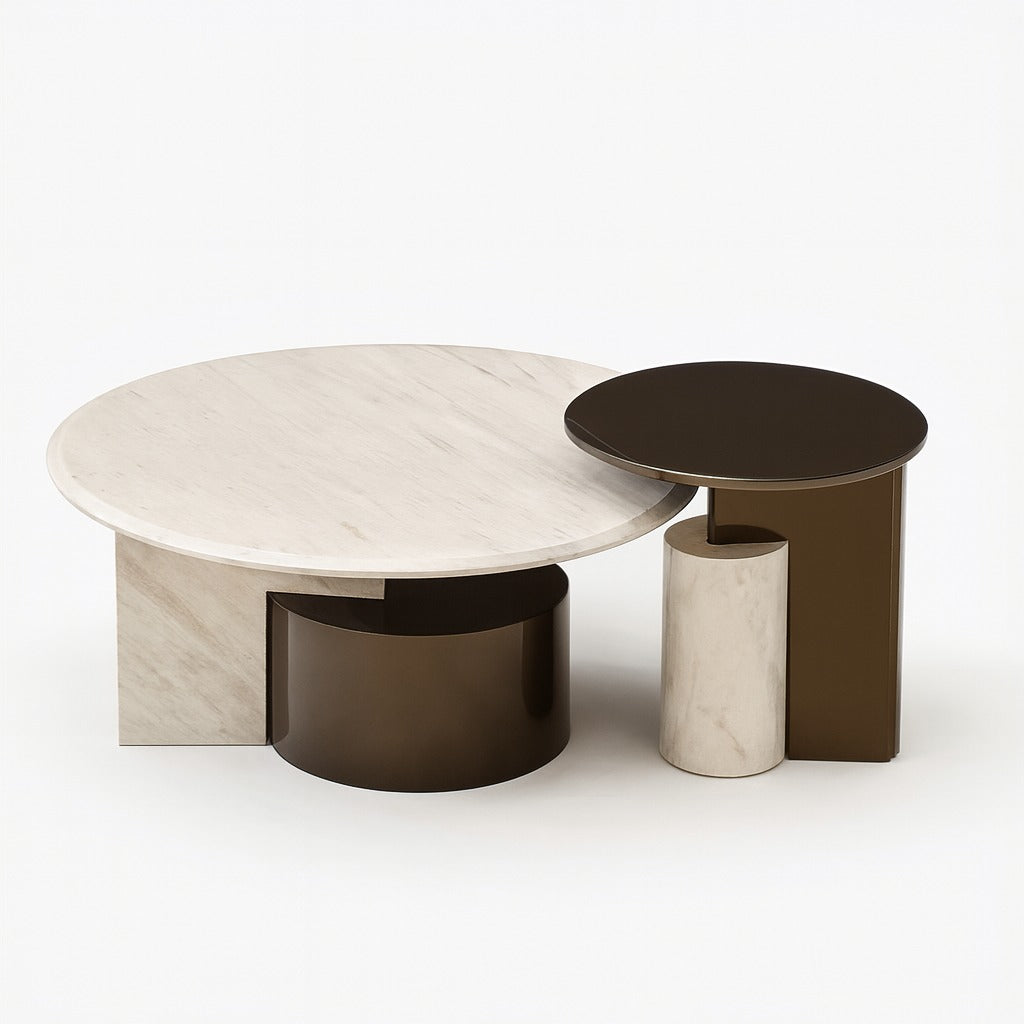 Marble Centre Table Set by Z Galleria