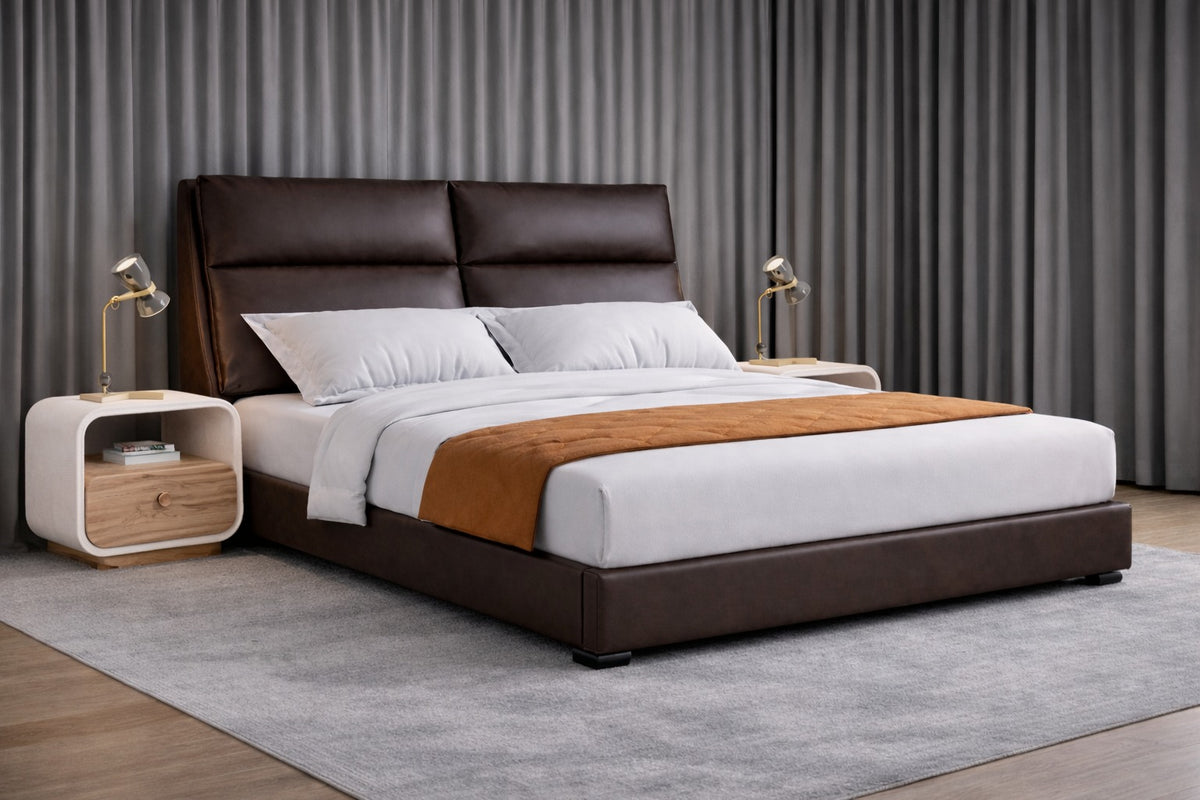 Elegant Custom Platform Bed Set