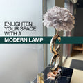 Moon Lamp With Fur Shade Set - Z Galleria