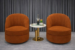 Rust-Orange Lounge Chairs