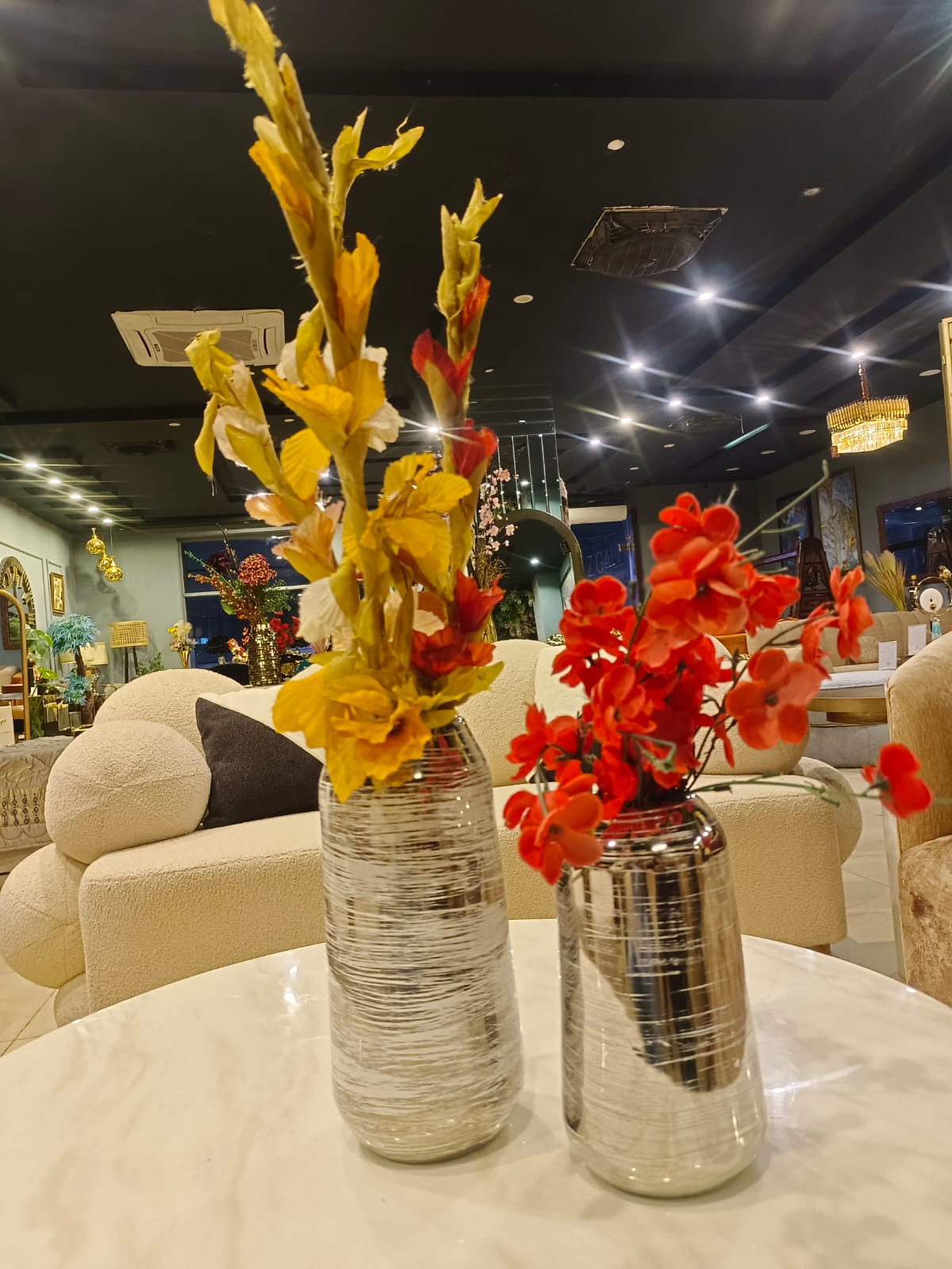 12-Inch & 10-Inch Ceramic Vase Pair by Z Galleria — additional view 5
