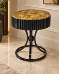 Deco Black Round Coffee Table