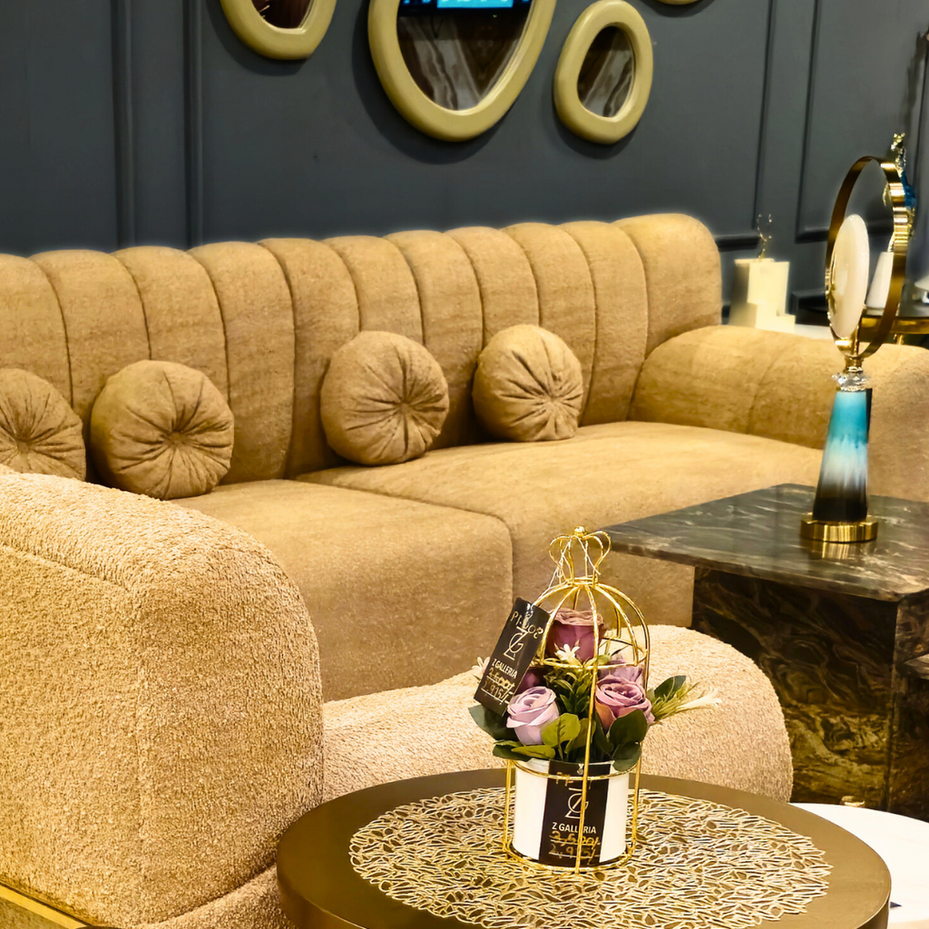 Modern L-shaped 8-seater sofa by Z Galleria