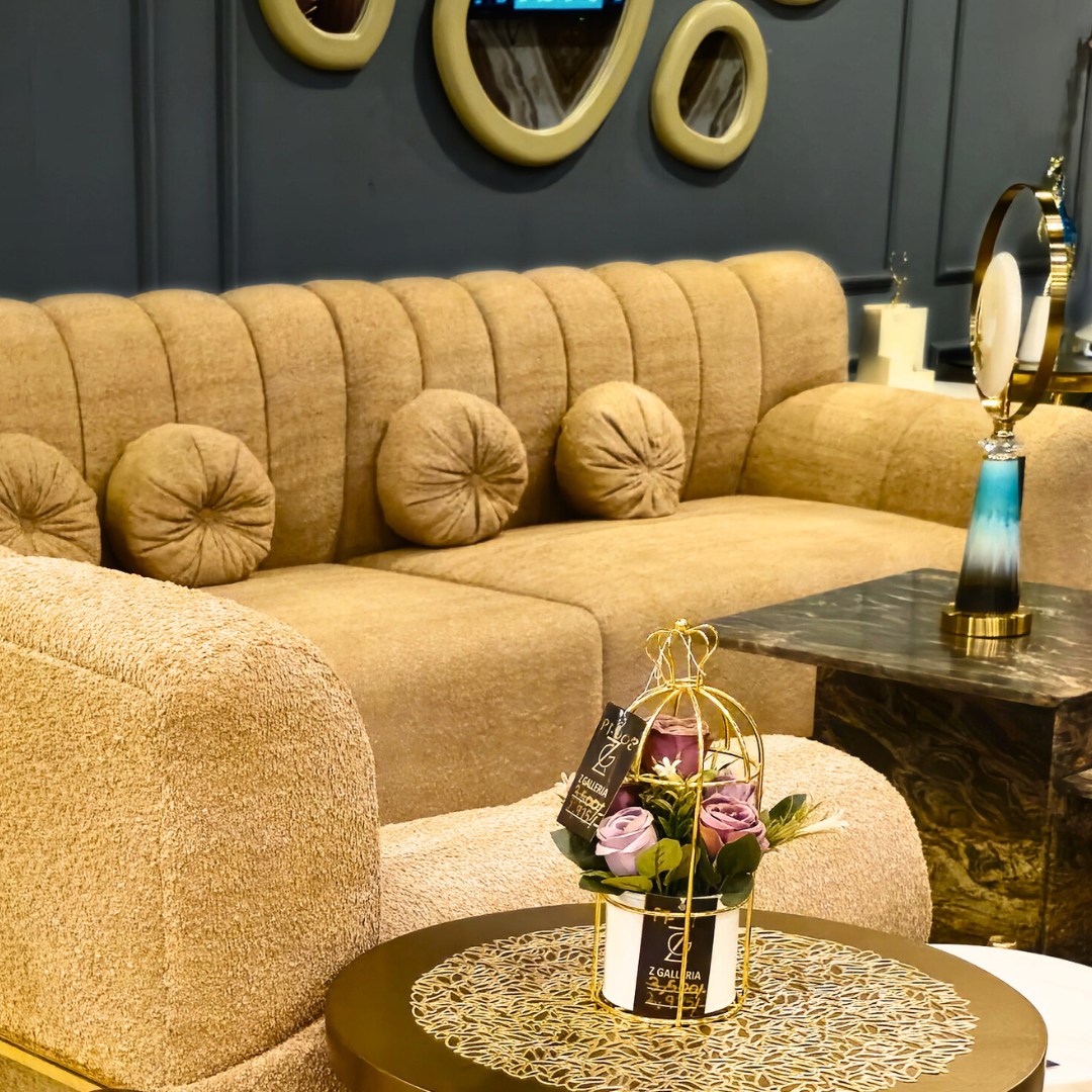 Modern L-shaped 8-seater sofa by Z Galleria