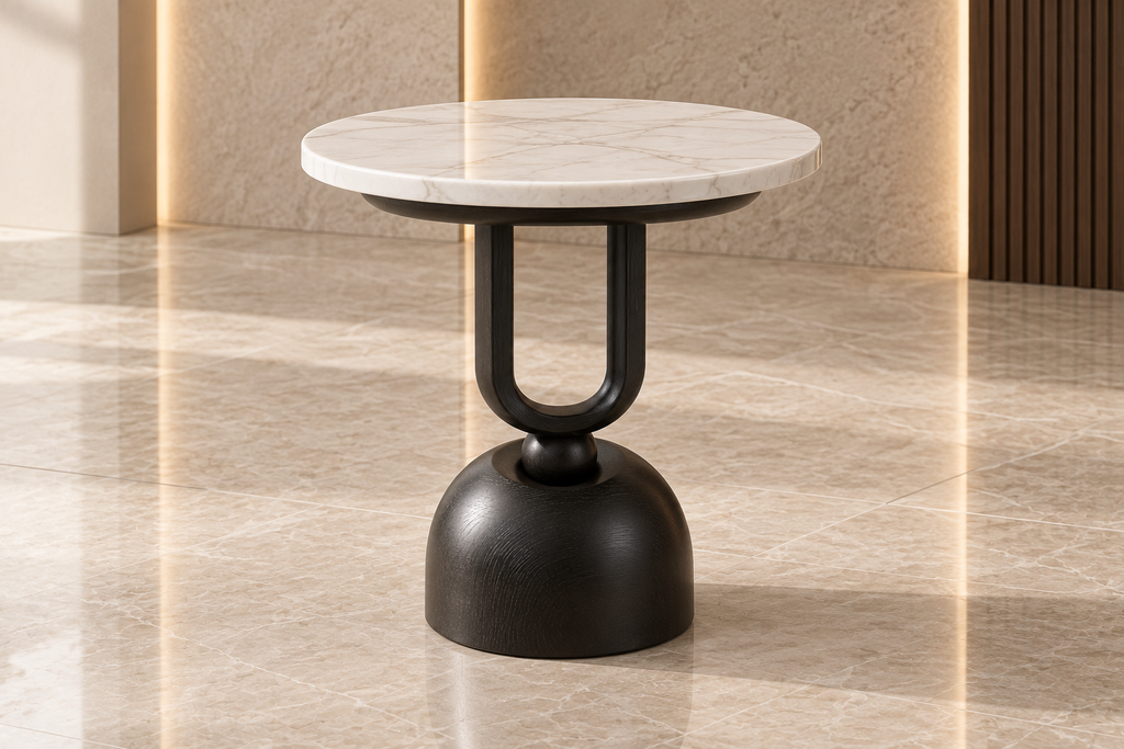 Ivora Sculpted Sofa Set with Centre Table