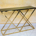 Diamond-Base Gold Console Table — featured product view