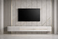 Modern Sophisticated TV Wall with Console by Z Galleria
