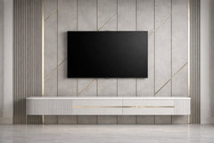 Modern Sophisticated Tv Wall with Console