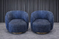 Contemporary Swivel Chair by Z Galleria
