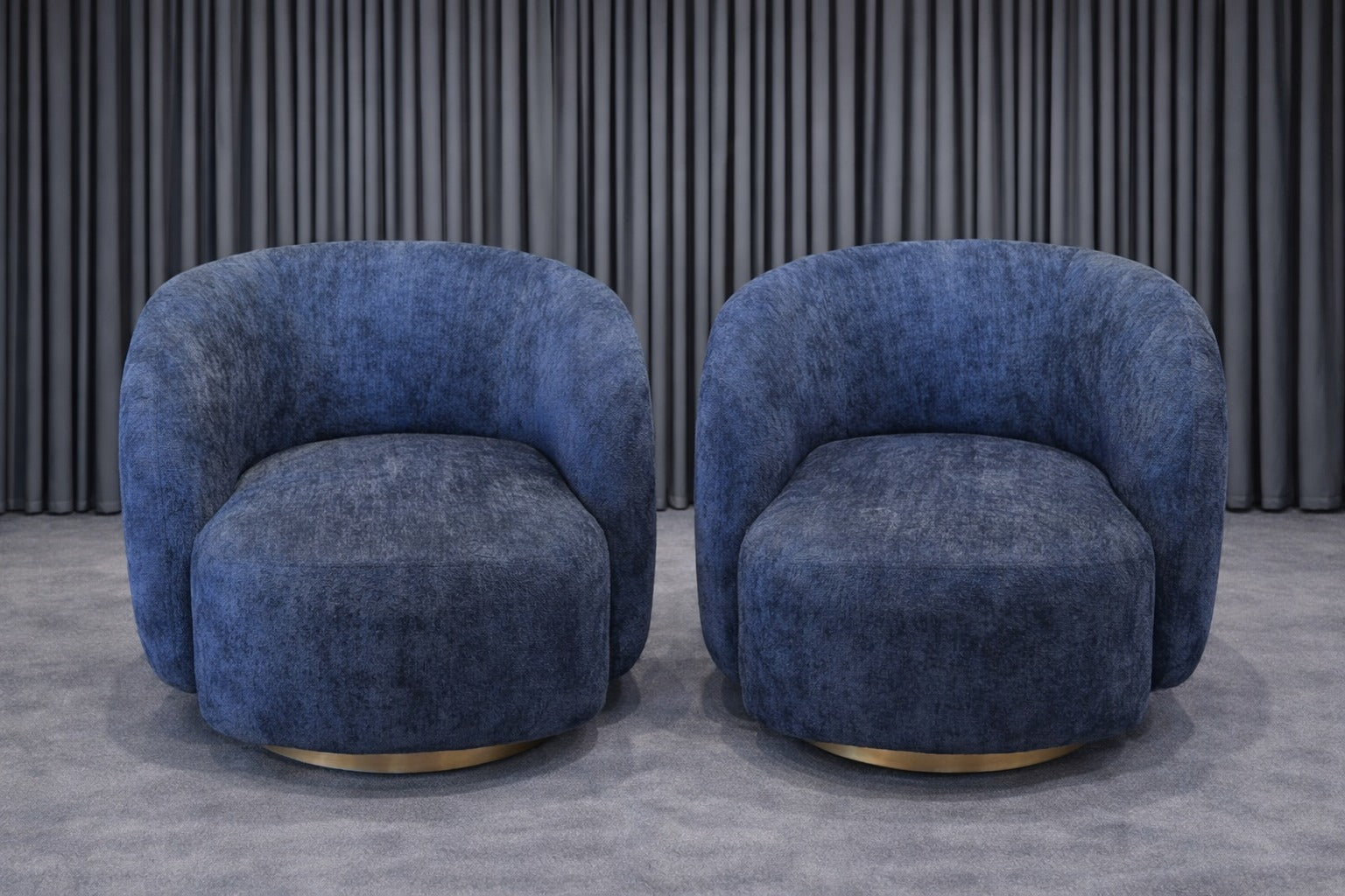 Contemporary Swivel Chair by Z Galleria