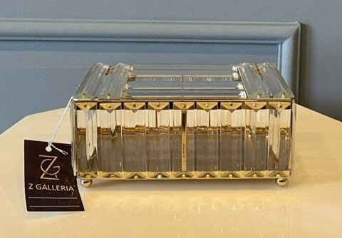 Glass Facial Tissue Box Holder - Z Galleria