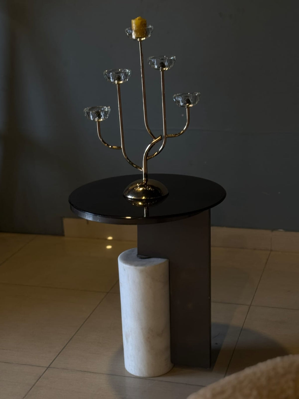 Imperial candle stand detail view