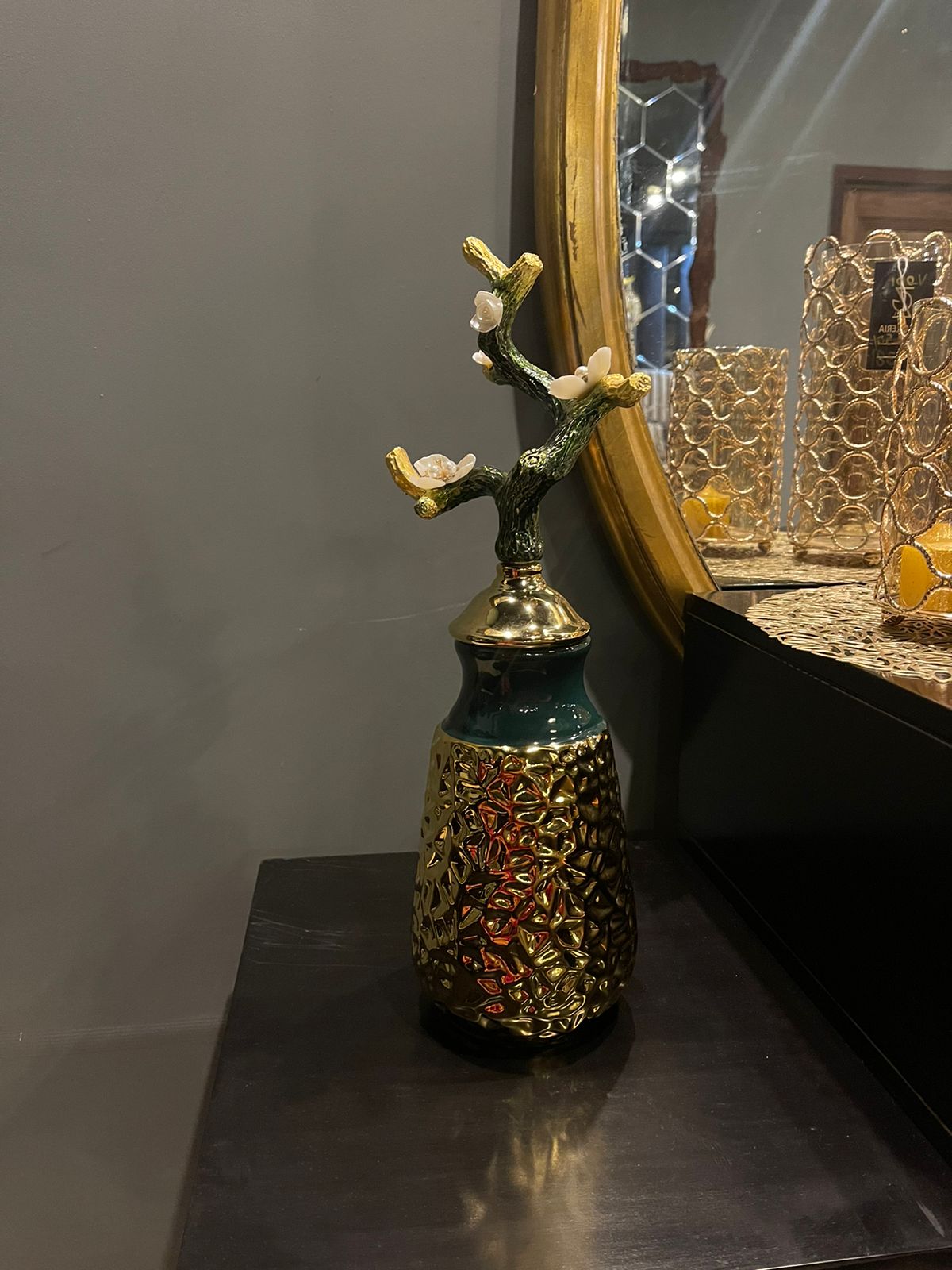 Candy Jar with Stem Lid - Zeegalleria