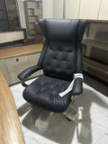 Executive Black Leather Comfort Chair by Z Galleria