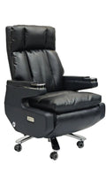 Executive Black Leather Comfort Chair by Z Galleria