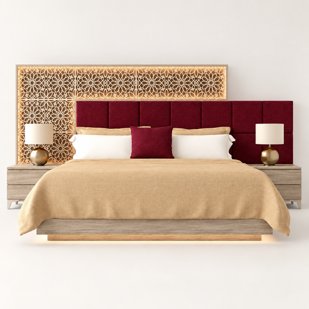 Noor Lattice Bed