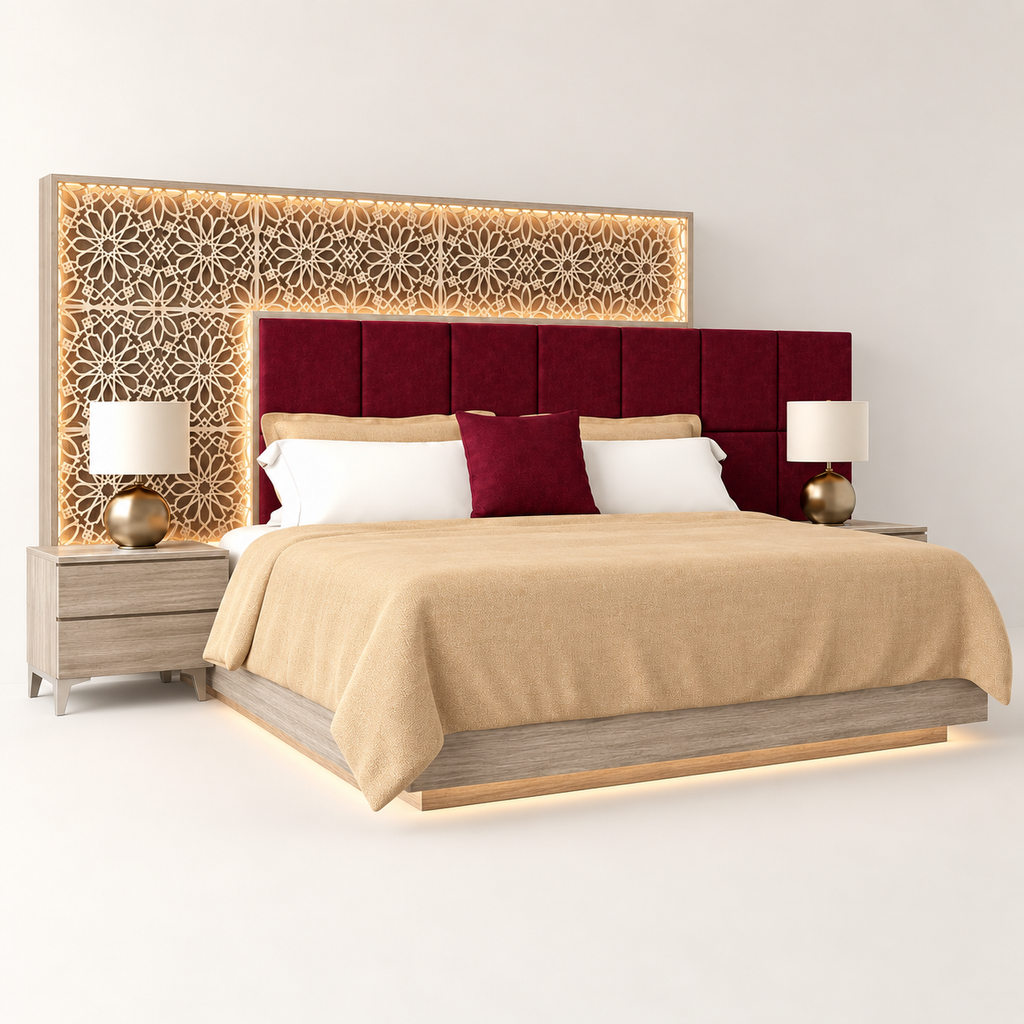 Noor Lattice Bed
