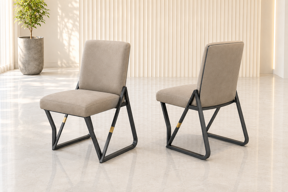 Kinetic Marble Dining Set chair detail