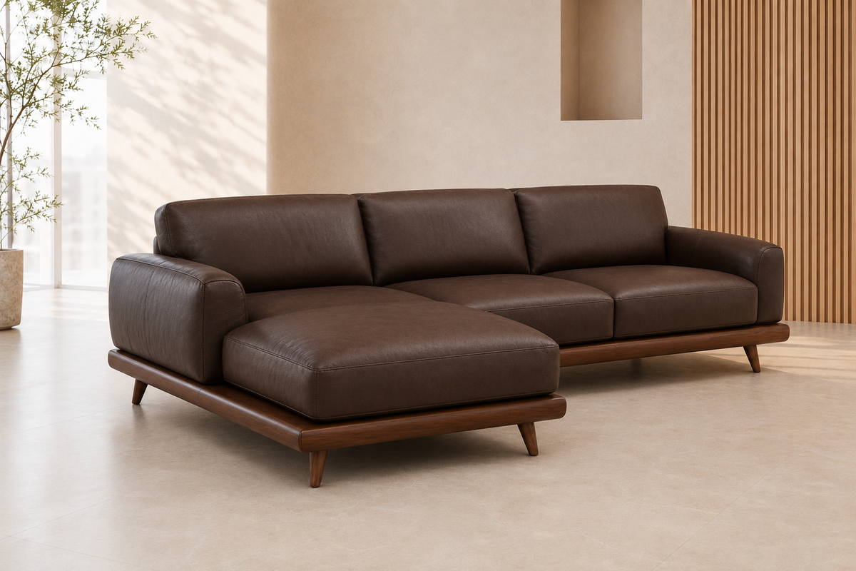 The Lorenzo Leather Lounge detail view