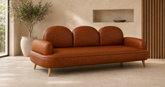 The Aria Leather Sofa
