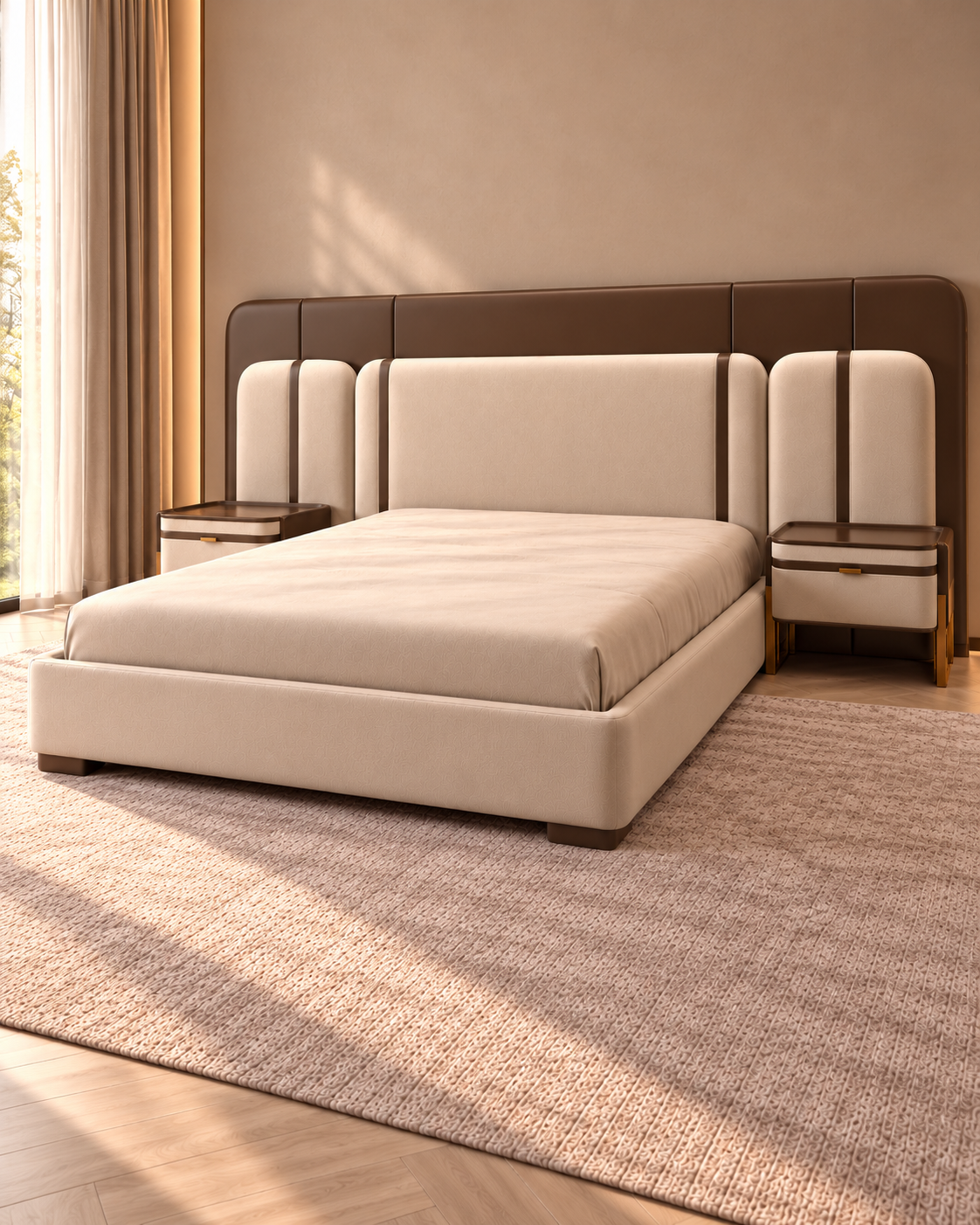 Aveline Panel Bed Set