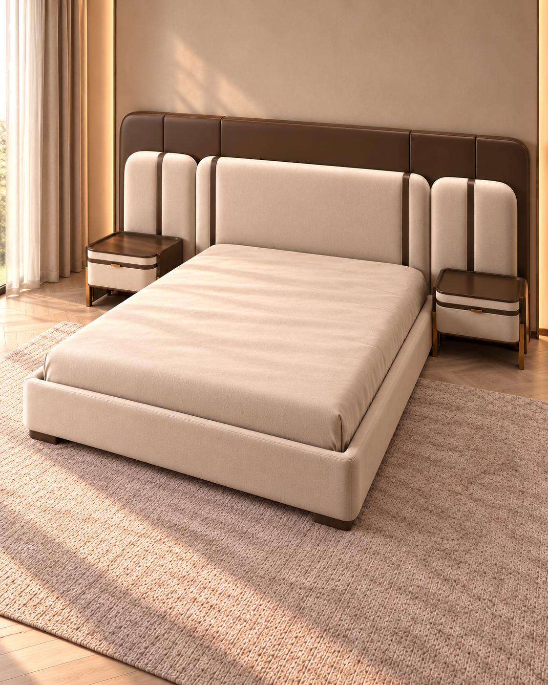 Aveline Panel Bed Set