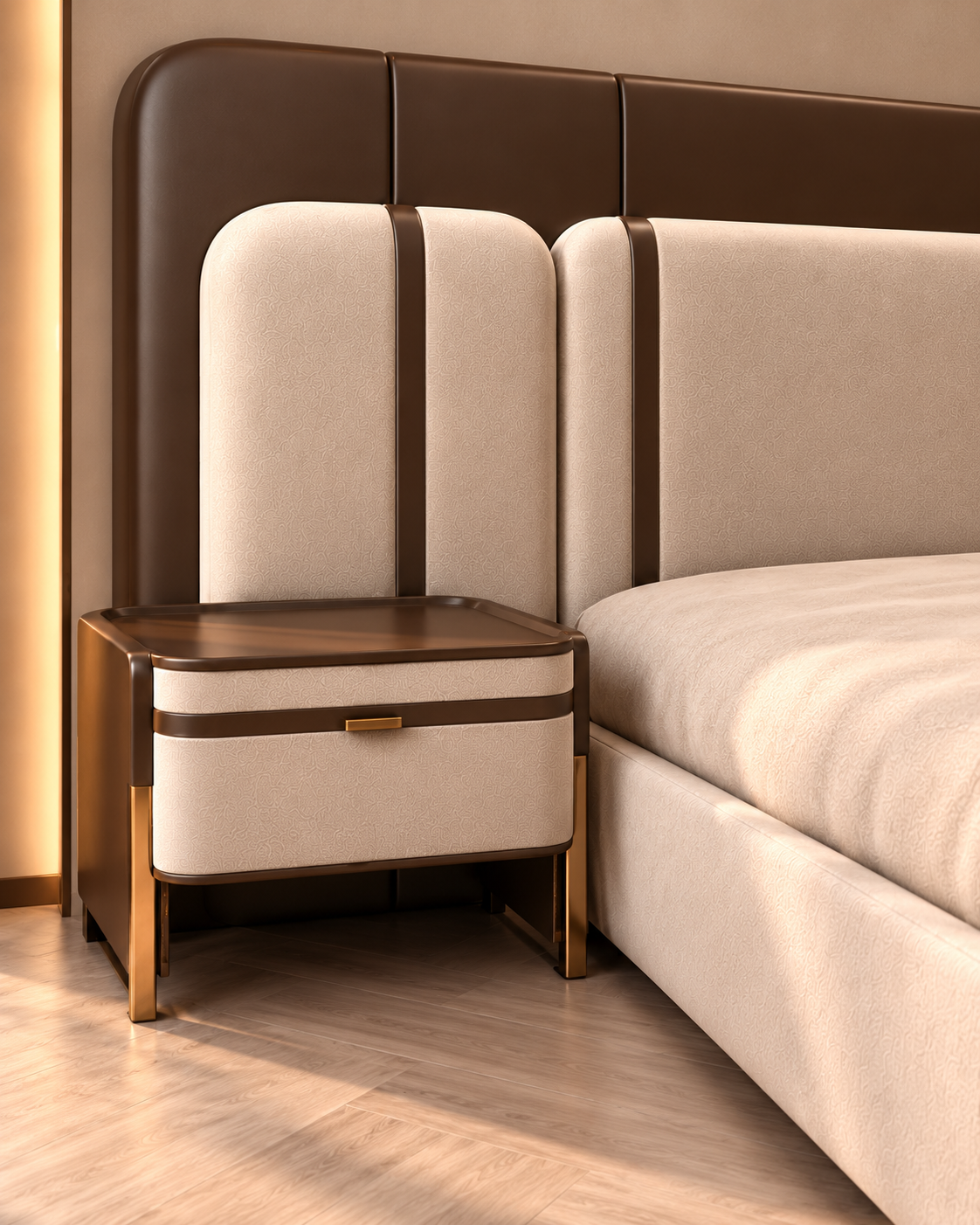 Aveline Panel Bed Set