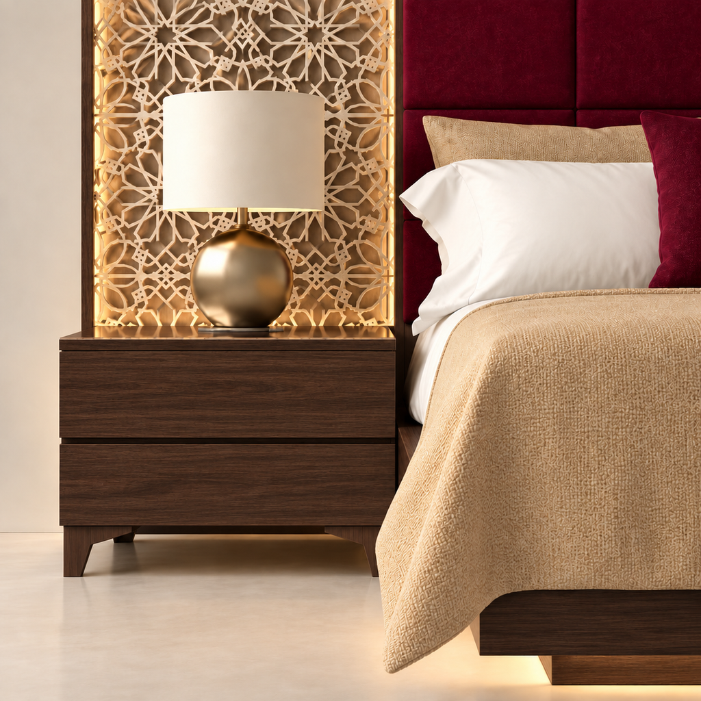 Noor Lattice Bed