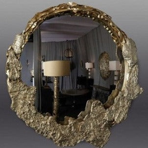 Wall Art Gold Leaf Mirror