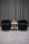 Stylish Black Chair by Z Galleria