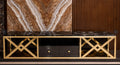 Marble Top Console by Z Galleria