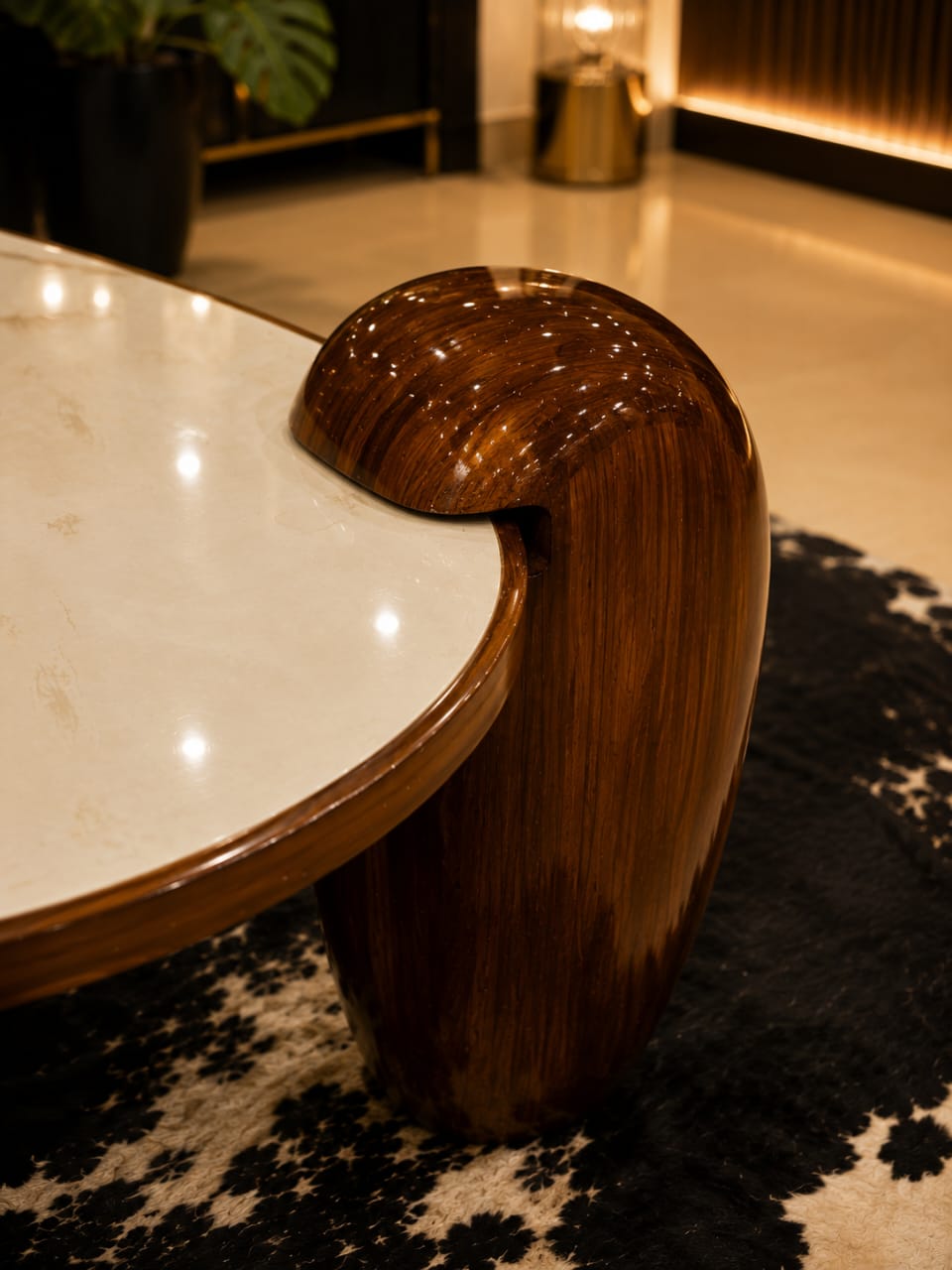 Arc Claw Coffee Table side profile