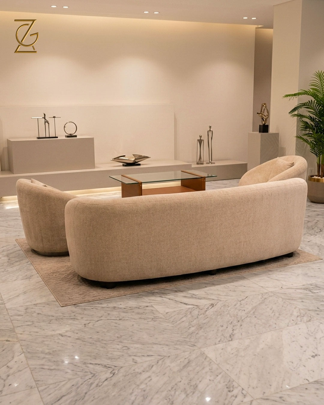 Crescent Sofa Set — alternate product view 7