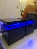 Contemporary LED light side tables by Z Galleria