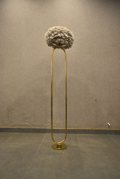 Luxury living room lamp detail view