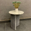 The Harmon White Marble Accent Table — featured product view