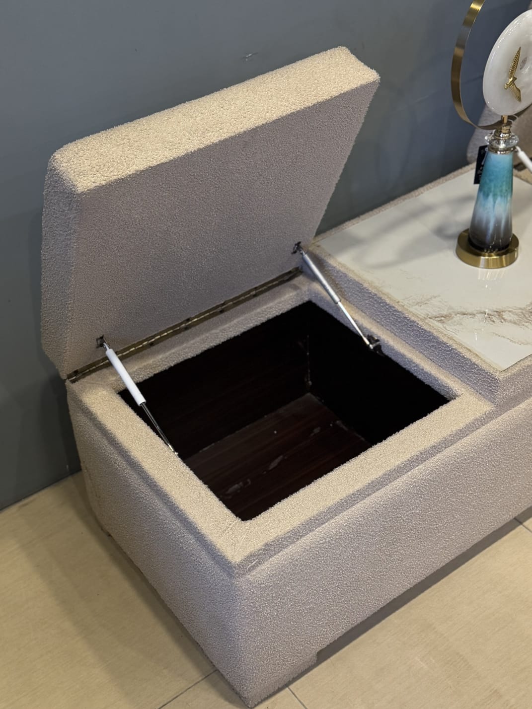 Modern Storage Ottoman — alternate product view 6